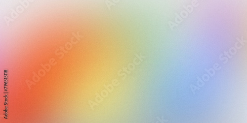 Grainy background yellow, blue, orange, purple gradient for design, covers, advertising, templates, banners and posters
