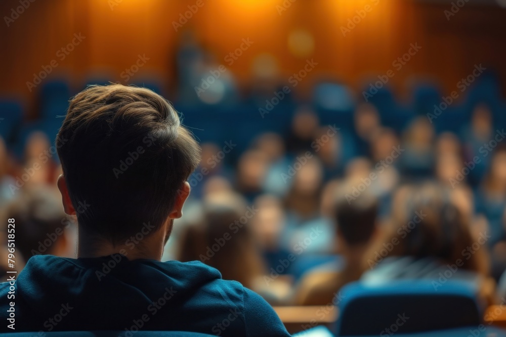 Extreme close up of Lecturer giving a lecture architecture audience school. Extreme close up of Lecturer giving a lecture architecture audience school.