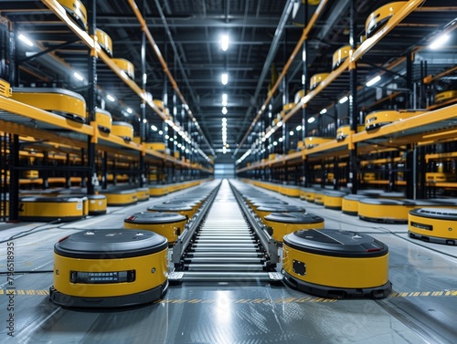  "Automated Warehouse with Self-Organizing Robots"