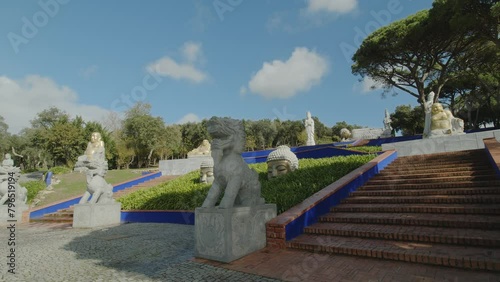 Bacalhoa Buddha Eden - the garden created in Portugal in response to the destruction of Buddhas of Banyan.  photo