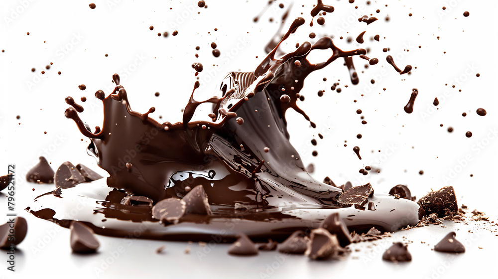 Fototapeta premium Delicious Chocolate Splash