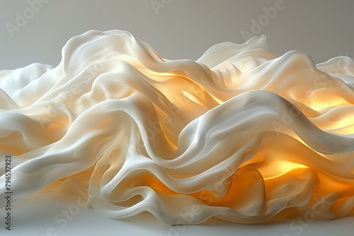 Golden Fluidity: A Minimalist Study in Material Properties