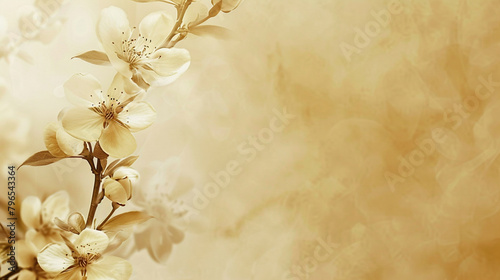 A warm beige background  tranquil and serene.