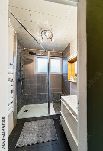 Bathroom in a small apartment.