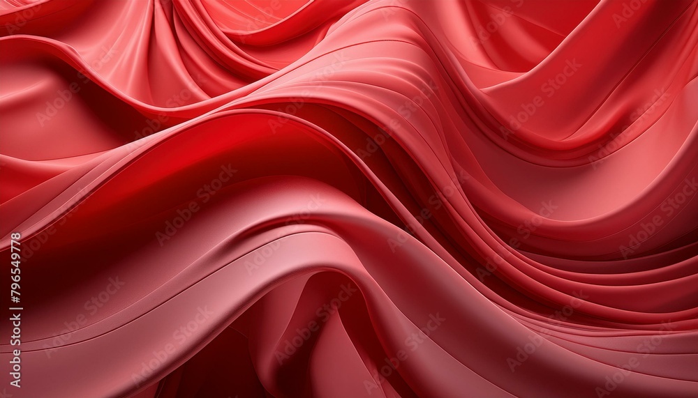 Obraz premium a close up of a red fabric
