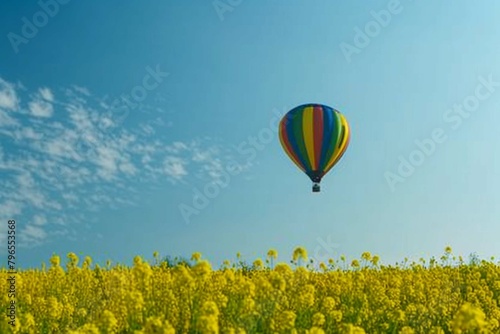 hot air balloon in the sky