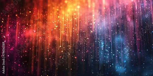 A colorful, multi-colored background with a lot of sparkles