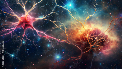Stellar Neural Connections Concept