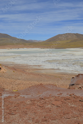 Deserto de sal seco