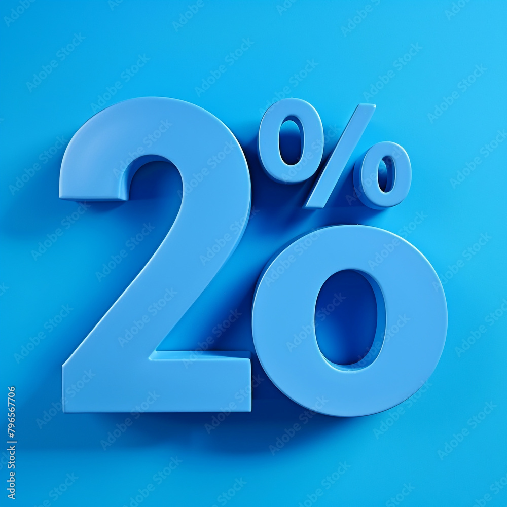 Against a serene blue background, the number Against a serene blue background, the number