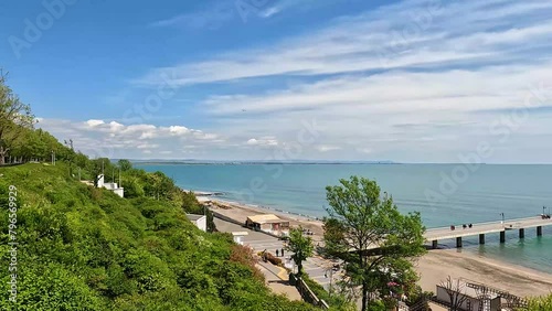 Wallpaper Mural Burgas Pier,the symbol of the city.Burgas is one of the most vibrant cities in Bulgaria, having a wide public beach and turquoise water. Torontodigital.ca