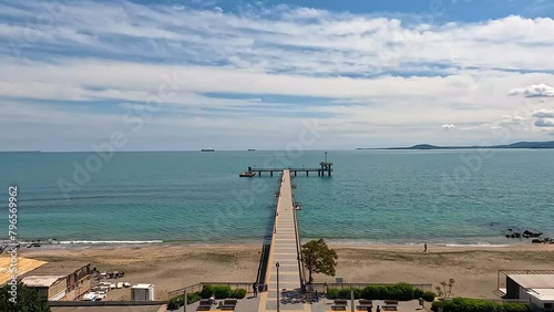 Wallpaper Mural Burgas Pier,the symbol of the city.Burgas is one of the most vibrant cities in Bulgaria, having a wide public beach and turquoise water. Torontodigital.ca