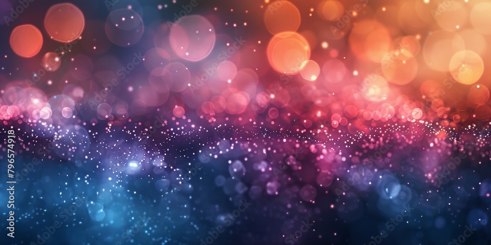 A colorful background with many small dots