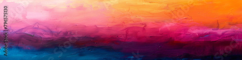 Absorb the rhythmic symphony of colors on a sunrise gradient canvas, where vibrant tones dance with deeper shades, forming a dynamic backdrop for graphic experimentation. photo