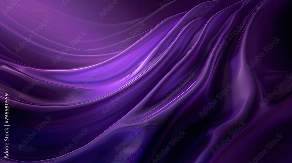 Obraz premium A purple fabric with a wave pattern