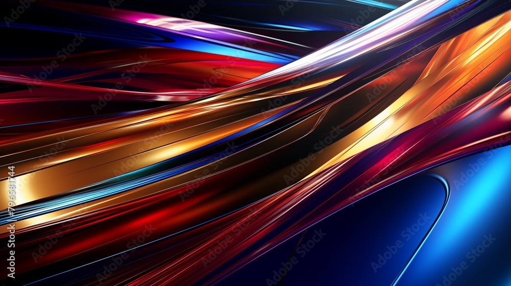 Abstract Futuristic Metallic Multicolored Background. Abstract Futuristic Metallic Multicolored Background.