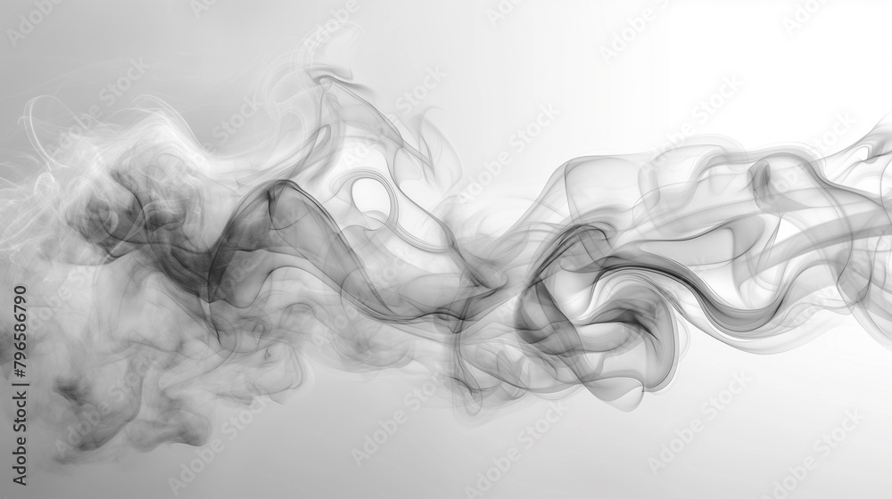 White smoke structure. White smoke structure.