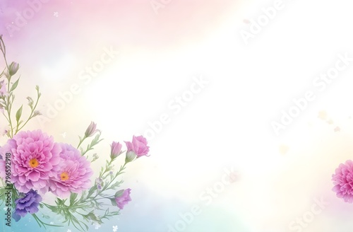 A vibrant colorful background with flowers © Julio