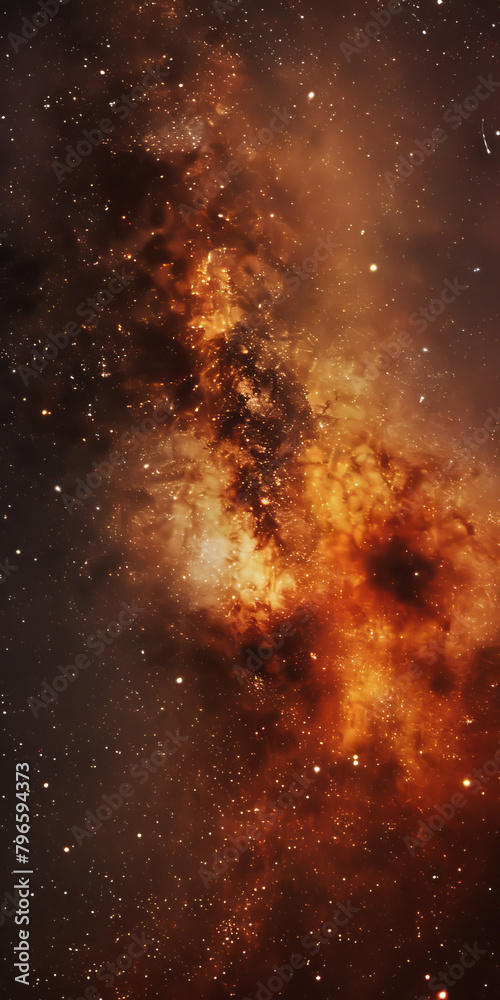 Cosmic Cascade Capturing the Dance of Stars and Nebulae Cosmic Cascade Capturing the Dance of Stars and Nebulae