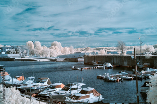 Porto Catena, Mantova, infrarosso
