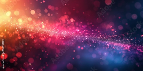 A colorful, blurry background with a purple line in the middle