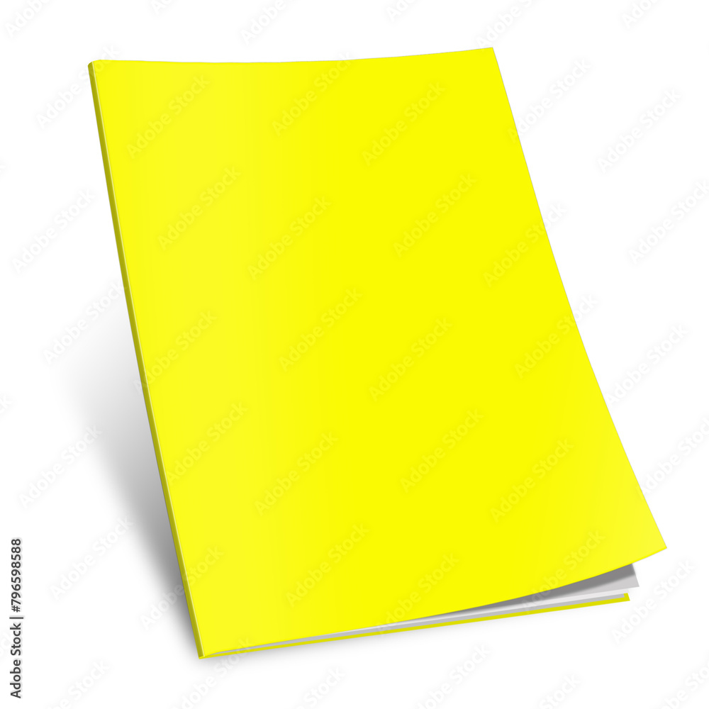 Yellow magazine blank template for presentation layouts and design. Yellow magazine blank template for presentation layouts and design.