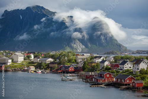 Reine Lofoten is an archipelago in the county of Nordland, Norway. photo