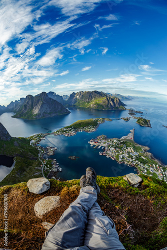 Reine Lofoten is an archipelago in the county of Nordland, Norway. photo