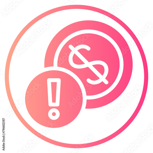 financial gradient icon