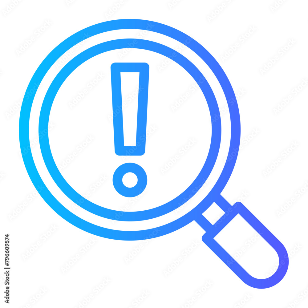 problem gradient icon problem gradient icon