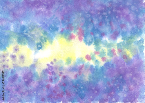 Abstract space watercolor texture background, copy space