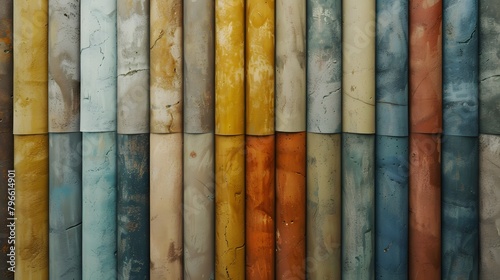 colored bamboo art background