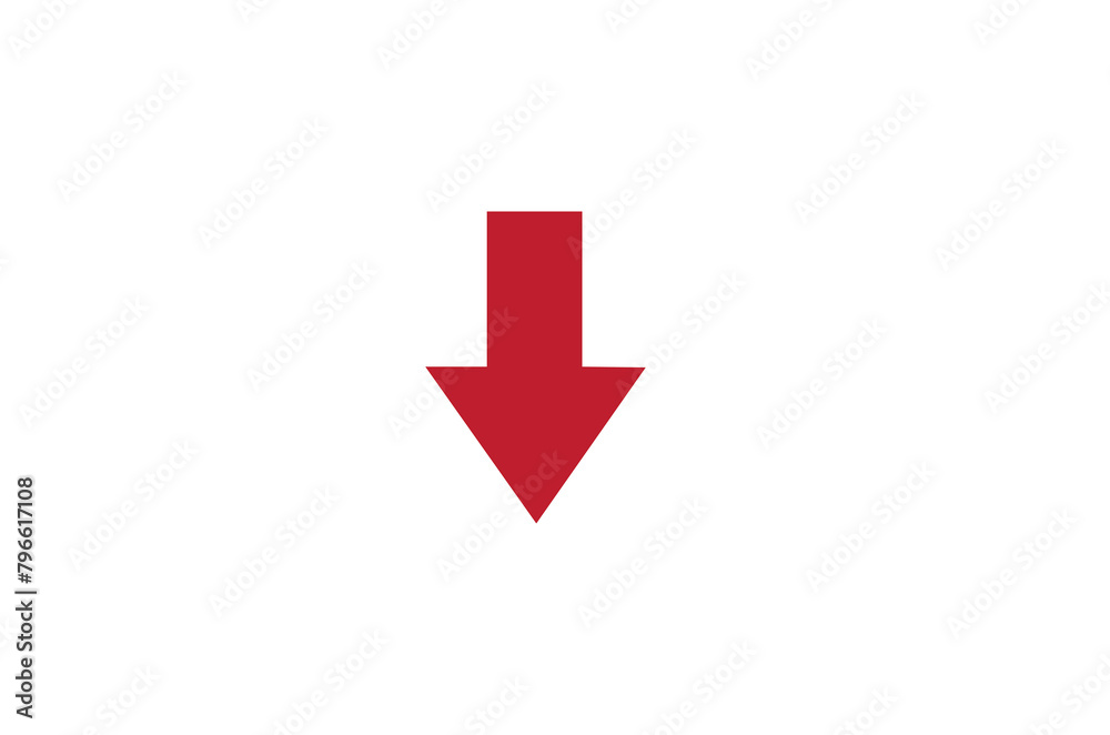 Downward Arrow icon illustartion Downward Arrow icon illustartion