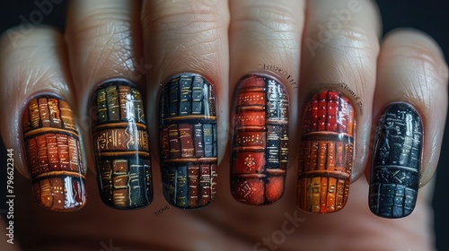 Exquisite Hand with Tribal Nail Art: Embracing Cultural Diversity in Nail Design