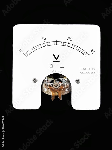 digital multimeter on white background