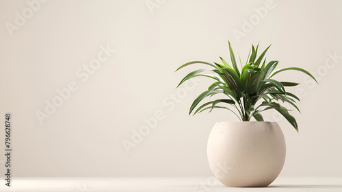  Lantana flower in pot isolated on white background ,Beautiful orange flowers of Tagetes in ceramic vase photo