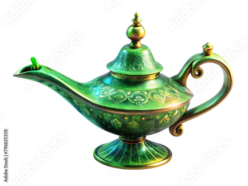 green magic lamp