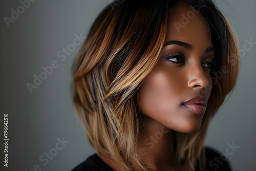 Balayage Highlights: Celebrating Diversity and Styling Techniques in the Beauty Industry. Concept Hair Coloring, Balayage Techniques, Diversity in Beauty, Styling Trends, Hair Care