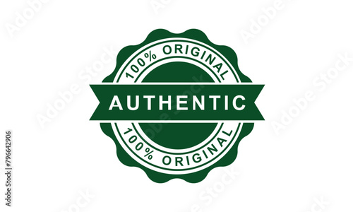 Authentic stamp icon