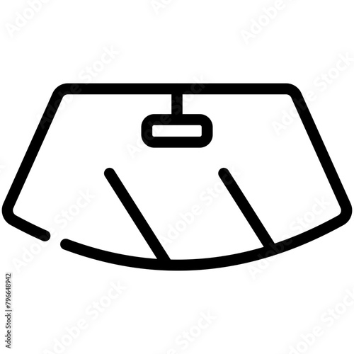 wipers line icon