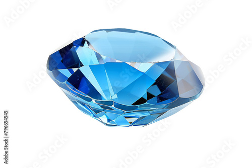A Crystal Blue Gemstone