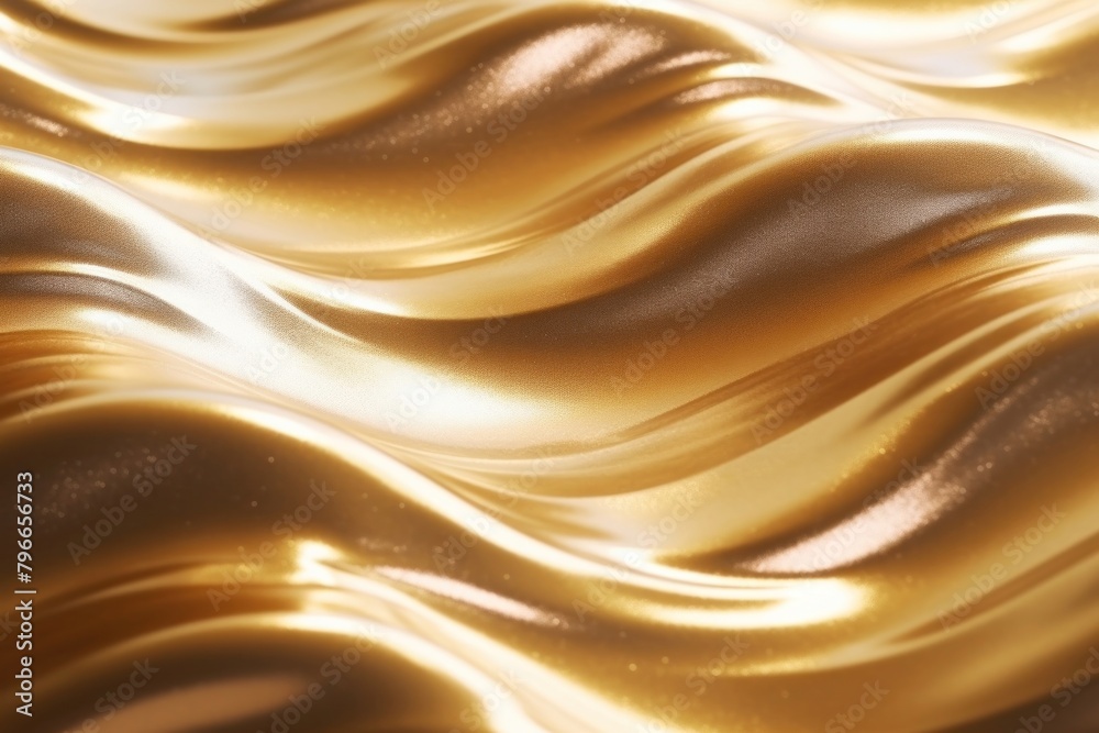 Wave outline texture gold backgrounds metal. Stock Illustration | Adobe ...