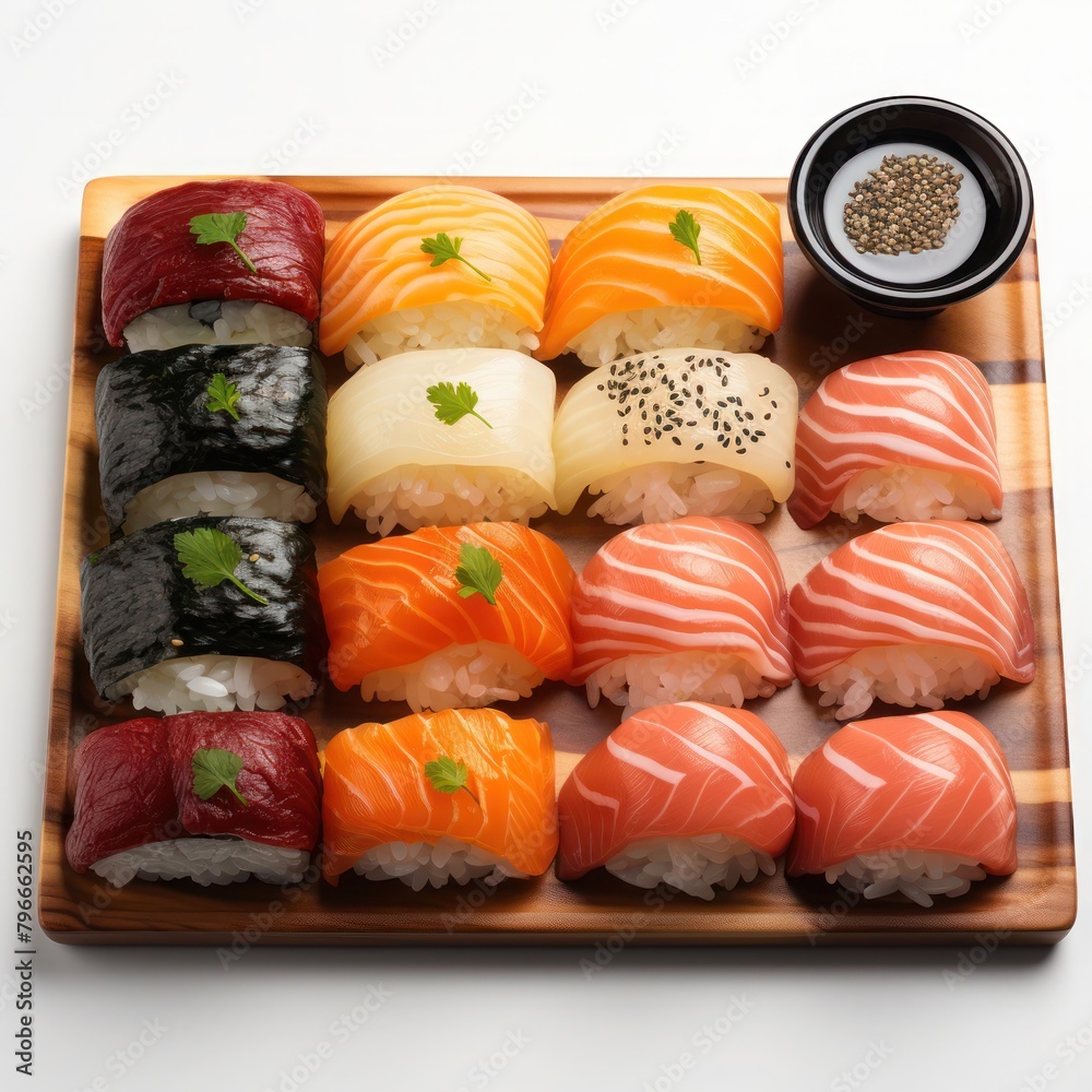 mixed sushi platter
