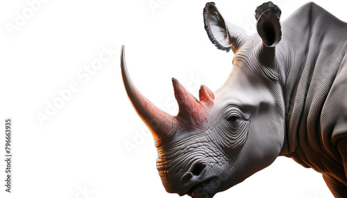 Portrait of a rhino