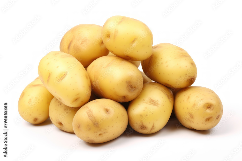 Potato isolated on white background Potato isolated on white background