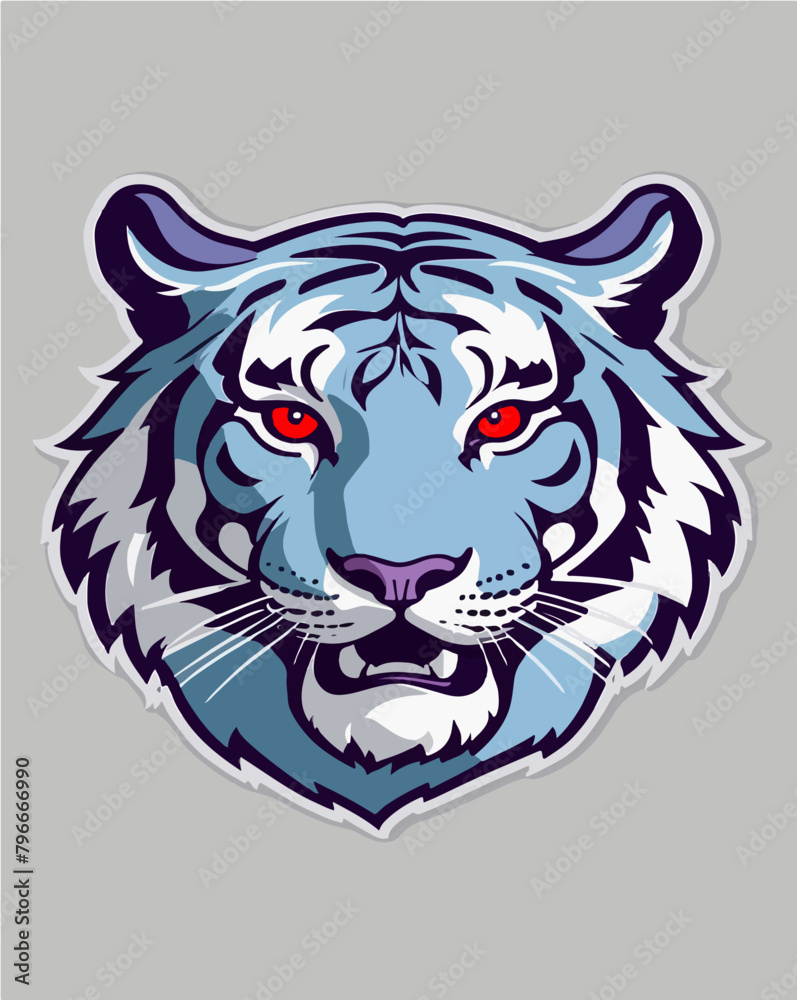 Detroit tigers logo on gray background shaded Detroit tigers logo on gray background shaded