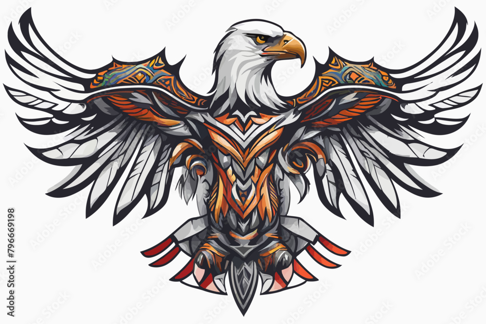 Obraz premium Tribal Eagle Artwork