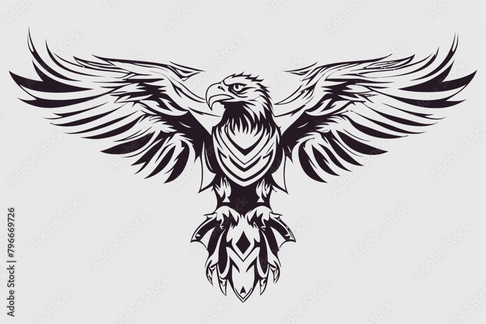 Obraz premium Tribal Eagle Artwork