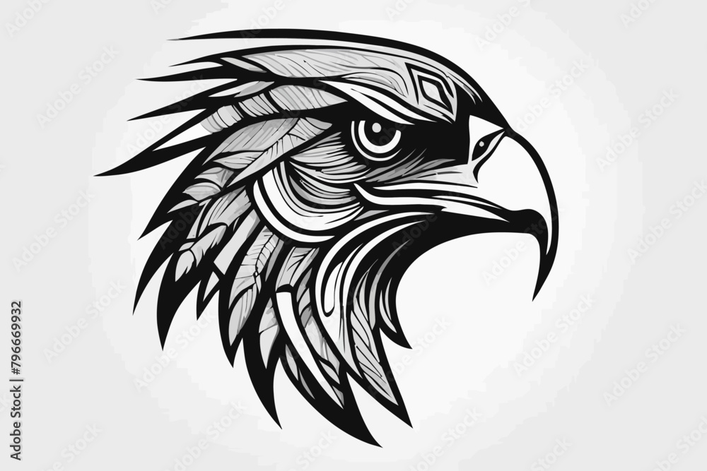 Obraz premium Tribal Eagle Artwork