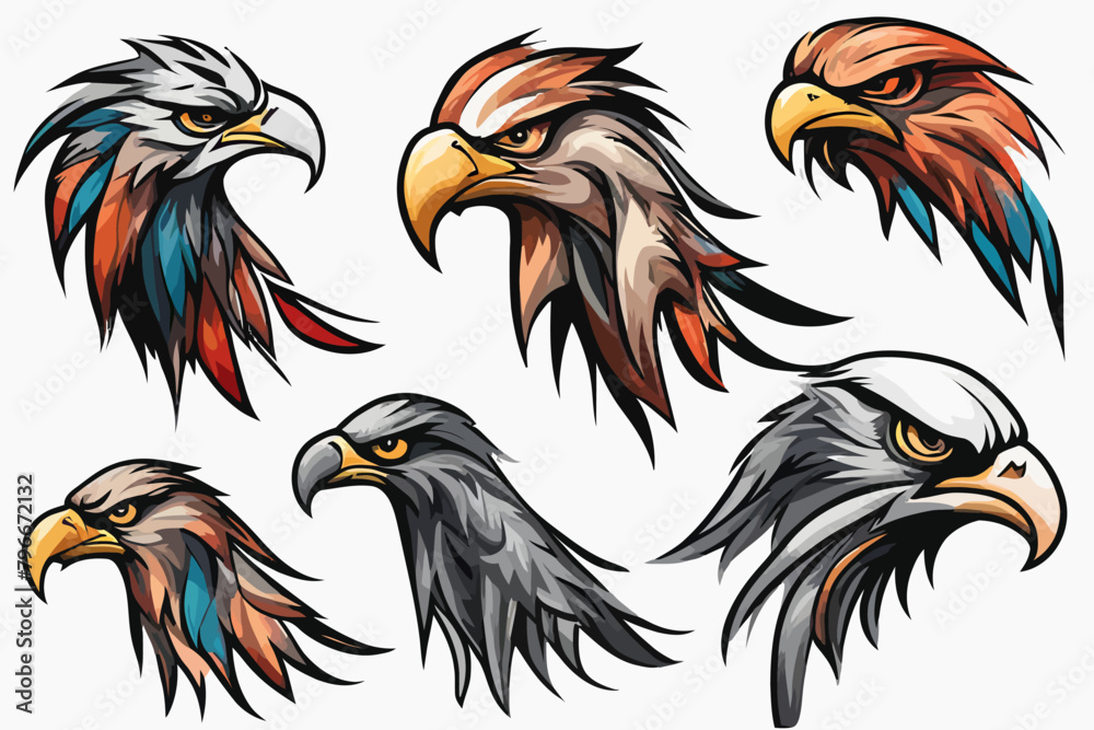 Fototapeta premium Tribal Eagle Artwork
